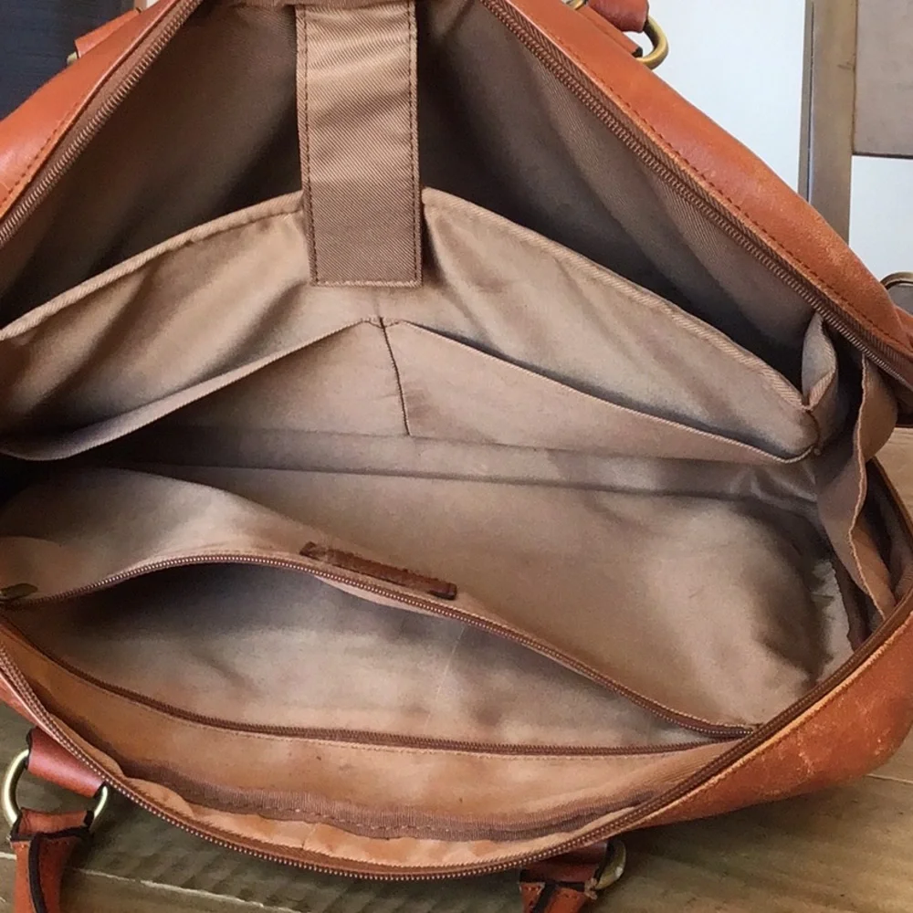 Banuce leather briefcase for men/women